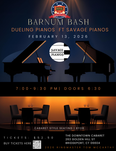 Barnum Bash Presents Savage Pianos
